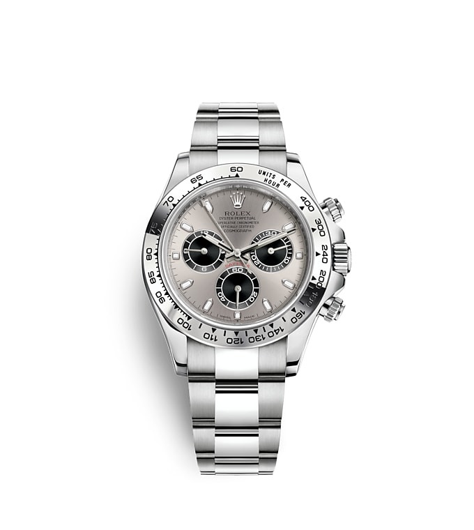 Rolex Cosmograph Daytona | 116509 | Cosmograph Daytona | Dark dial | The tachymetric scale | Steel and Black Dial | 18 ct white gold | m116509-0072 | Men Watch | Rolex Official Retailer - Srichai Watch