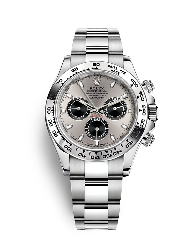 Rolex Cosmograph Daytona | 116509 | Cosmograph Daytona | Dark dial | The tachymetric scale | Steel and Black Dial | 18 ct white gold | m116509-0072 | Men Watch | Rolex Official Retailer - Srichai Watch