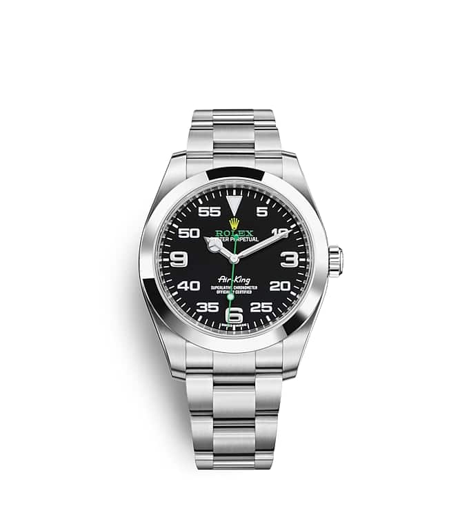 Rolex Air-King | 116900 | Air-King | Dark dial | Black dial | Oystersteel | The Oyster bracelet | m116900-0001 | Men Watch | Rolex Official Retailer - Srichai Watch