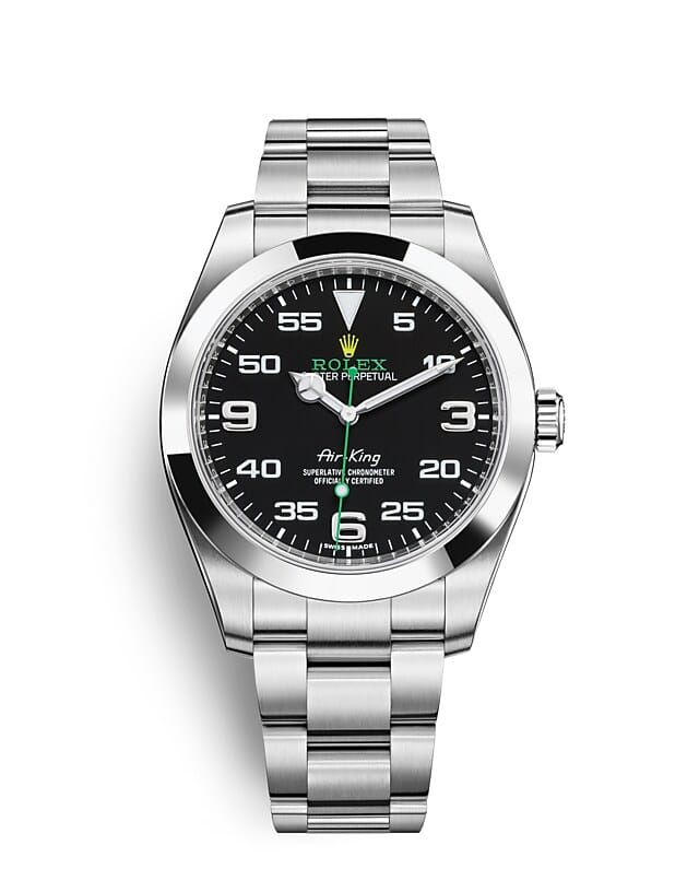 Rolex Air-King | 116900 | Air-King | Dark dial | Black dial | Oystersteel | The Oyster bracelet | m116900-0001 | Men Watch | Rolex Official Retailer - Srichai Watch