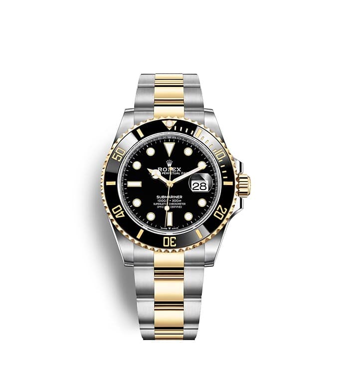 Rolex Submariner | 126613LN | Submariner Date | หน้าปัดสีเข้ม | ขอบหน้าปัดแบบหมุนได้ | หน้าปัดสีดำ | Yellow Rolesor | m126613ln-0002 | ชาย Watch | Rolex Official Retailer - Srichai Watch