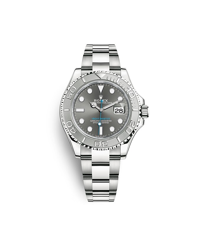 Rolex Yacht-Master | 126622 | Yacht-Master 40 | หน้าปัดสีเข้ม | ขอบหน้าปัดแบบหมุนได้สองทิศทาง | หน้าปัดสีเทาอมน้ำเงิน | Rolesium | m126622-0001 | ชาย Watch | Rolex Official Retailer - Srichai Watch
