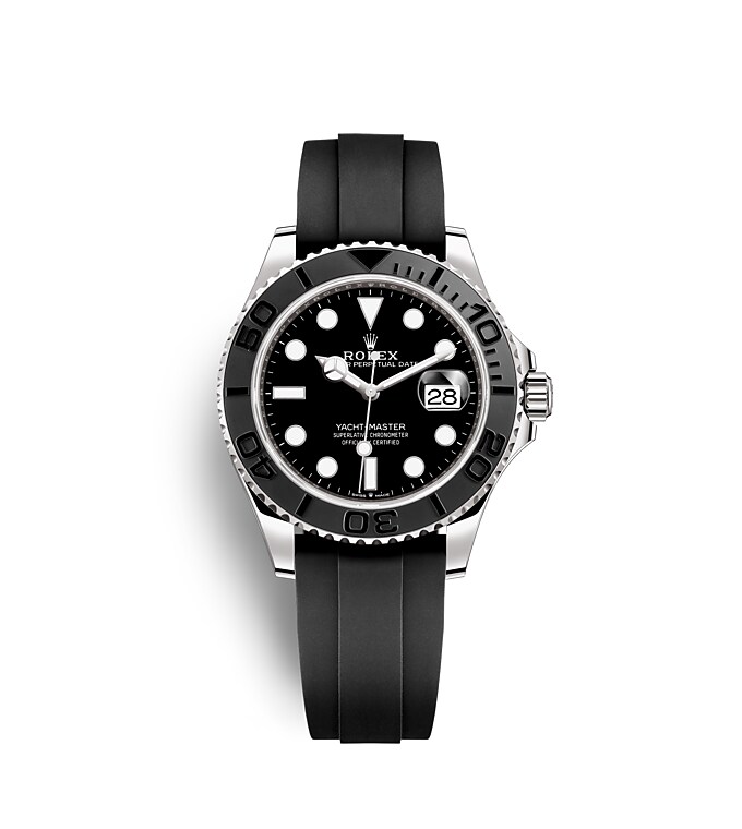 Rolex Yacht-Master | 226659 | Yacht-Master 42 | Dark dial | Bidirectional Rotatable Bezel | Black dial | 18 ct white gold | m226659-0002 | Men Watch | Rolex Official Retailer - Srichai Watch