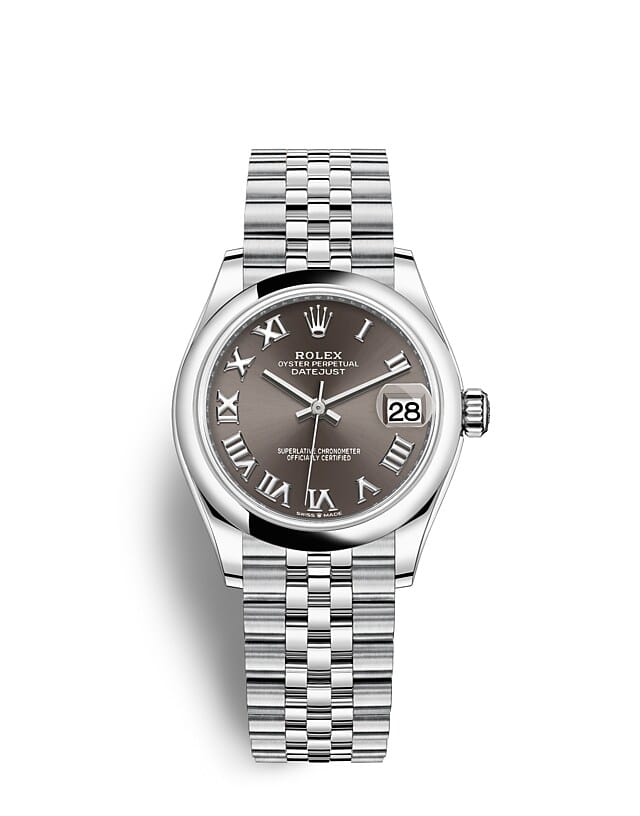 Rolex Datejust | 278240 | Datejust 31 | Dark dial | Dark Grey Dial | Oystersteel | The Jubilee bracelet | m278240-0016 | Women Watch | Rolex Official Retailer - Srichai Watch