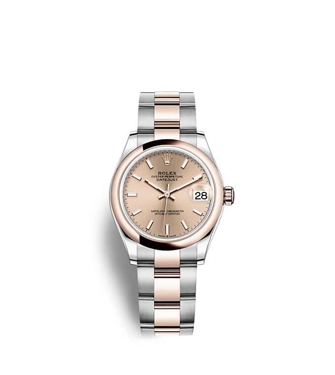 Rolex Datejust | 278241 | Datejust 31 | หน้าปัดสี | หน้าปัดสีชมพูกุหลาบ | Everose Rolesor | สายนาฬิกา Oyster | m278241-0009 | หญิง Watch | Rolex Official Retailer - Srichai Watch