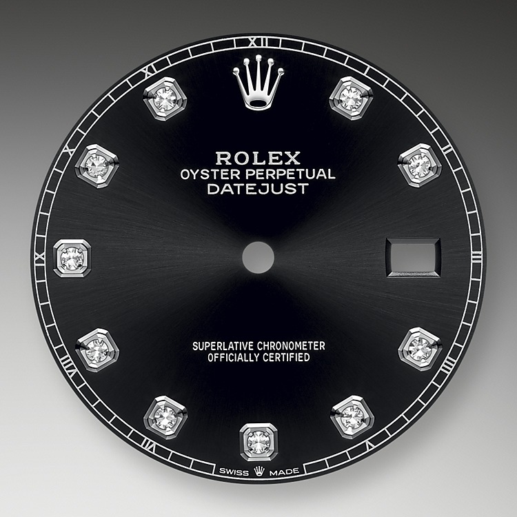 Rolex Datejust | 126334 | Datejust 41 | Dark dial | Bright black dial | The Fluted Bezel | White Rolesor | m126334-0011 | Men Watch | Rolex Official Retailer - Srichai Watch