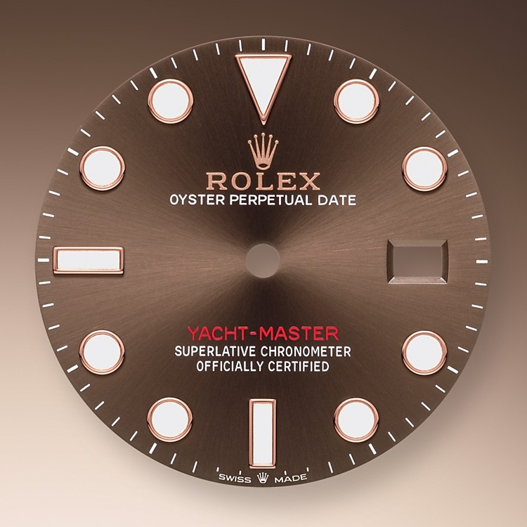 Rolex Yacht-Master | 126621 | Yacht-Master 40 | Coloured dial | Bidirectional Rotatable Bezel | Chocolate Dial | Everose Rolesor | m126621-0001 | Men Watch | Rolex Official Retailer - Srichai Watch