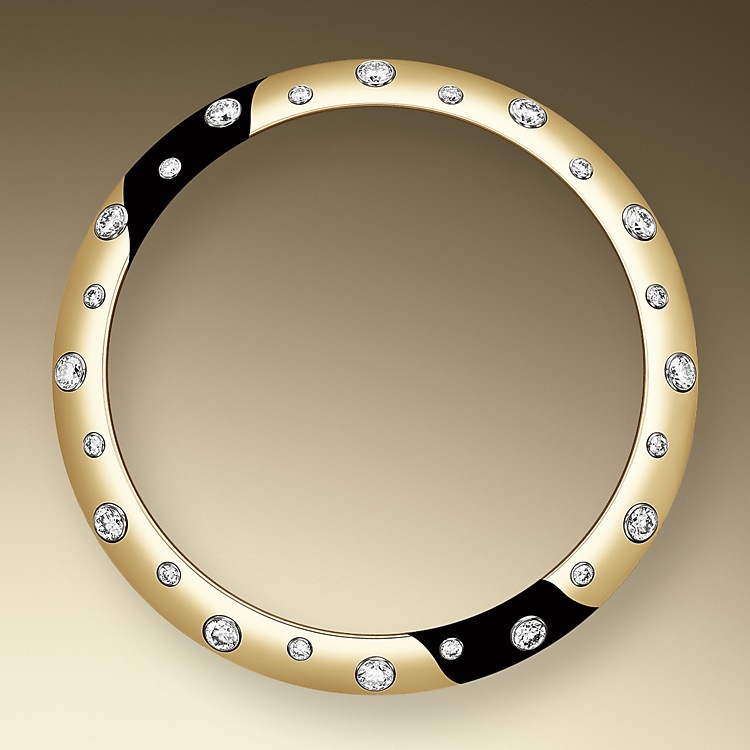 Rolex Datejust | 278343RBR | Datejust 31 | Light dial | Silver dial | Diamond-Set Bezel | Yellow Rolesor | m278343rbr-0004 | Women Watch | Rolex Official Retailer - Srichai Watch