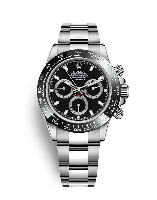 Rolex Cosmograph Daytona | 116500LN | Cosmograph Daytona | หน้าปัดสีเข้ม | มาตรวัดความเร็ว | หน้าปัดสีดำ | Oystersteel | m116500ln-0002 | ชาย Watch | Rolex Official Retailer - Srichai Watch
