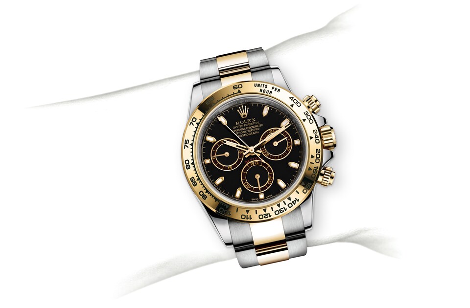 Rolex Cosmograph Daytona | 116503 | Cosmograph Daytona | Dark dial | The tachymetric scale | Black dial | Yellow Rolesor | m116503-0004 | Men Watch | Rolex Official Retailer - Srichai Watch