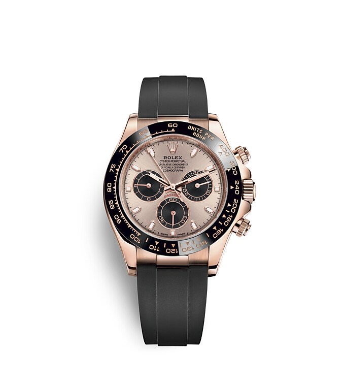 Rolex Cosmograph Daytona | 116515LN | Cosmograph Daytona | หน้าปัดสีอ่อน | มาตรวัดความเร็ว | หน้าปัดซันดัสท์และสีดำ | เอเวอร์โรสโกลด์ 18 กะรัต | m116515ln-0059 | ชาย Watch | Rolex Official Retailer - Srichai Watch