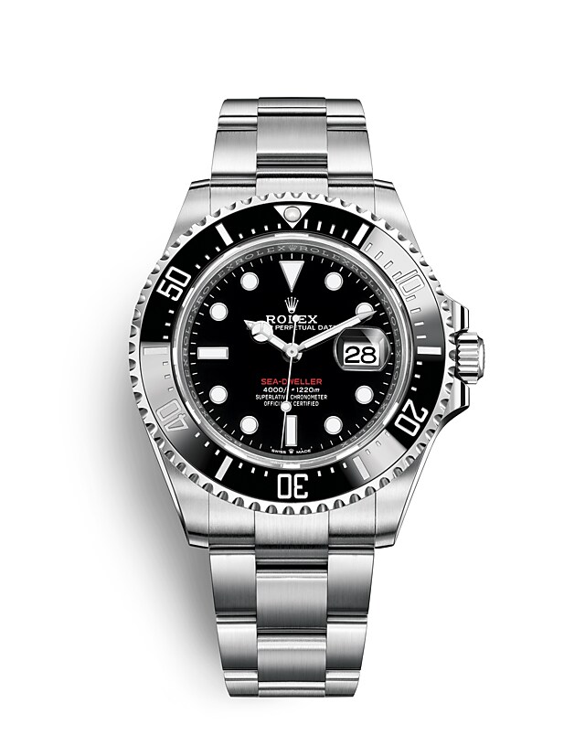 Rolex Sea-Dweller | 126600 | Sea-Dweller | หน้าปัดสีเข้ม | ขอบนาฬิกาเซรามิกและพรายน้ำที่ส่องสว่าง | หน้าปัดสีดำ | Oystersteel | m126600-0002 | ชาย Watch | Rolex Official Retailer - Srichai Watch