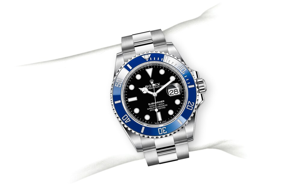 Rolex Submariner | 126619LB | Submariner Date | หน้าปัดสีเข้ม | ขอบหน้าปัดแบบหมุนได้ | หน้าปัดสีดำ | ทองคำขาว 18 กะรัต | m126619lb-0003 | ชาย Watch | Rolex Official Retailer - Srichai Watch