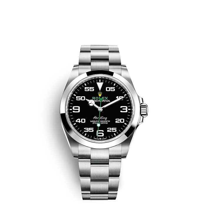 Rolex Air-King | 126900 | Air-King | Dark dial | Black dial | Oystersteel | The Oyster bracelet | m126900-0001 | Men Watch | Rolex Official Retailer - Srichai Watch