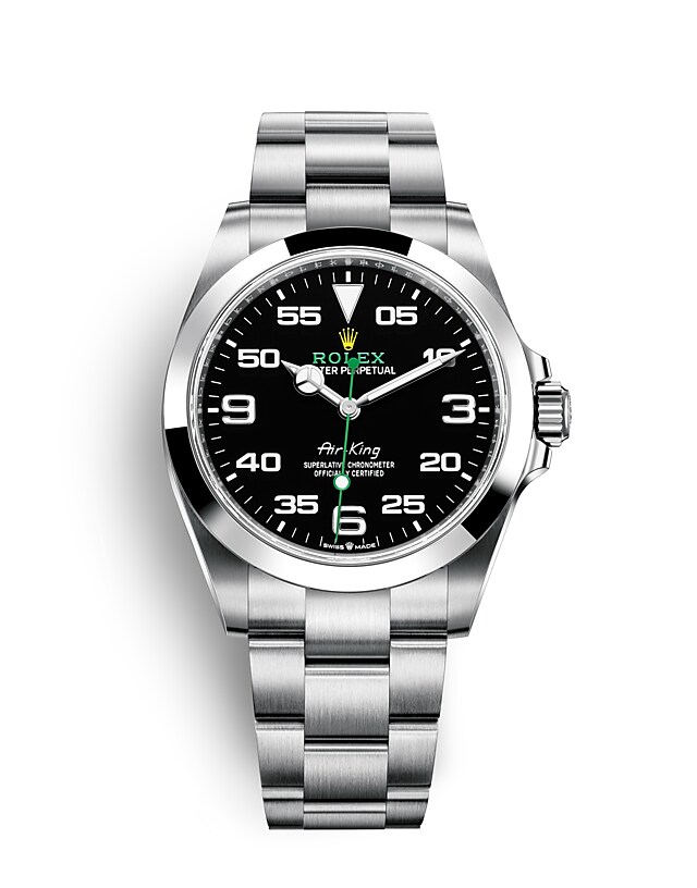 Rolex Air-King | 126900 | Air-King | Dark dial | Black dial | Oystersteel | The Oyster bracelet | m126900-0001 | Men Watch | Rolex Official Retailer - Srichai Watch