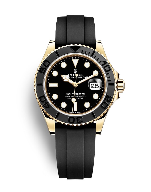 Rolex Yacht-Master | 226658 | Yacht-Master 42 | Dark dial | Bidirectional Rotatable Bezel | Black dial | 18 ct yellow gold | m226658-0001 | Men Watch | Rolex Official Retailer - Srichai Watch
