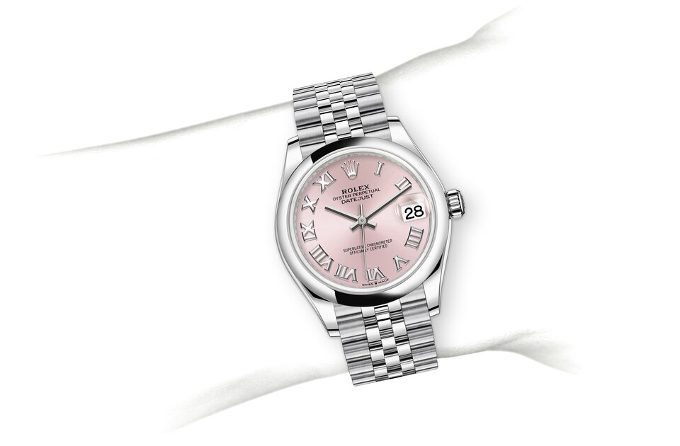 Rolex Datejust | 278240 | Datejust 31 | Coloured dial | Pink Dial | Oystersteel | The Jubilee bracelet | m278240-0014 | Women Watch | Rolex Official Retailer - Srichai Watch
