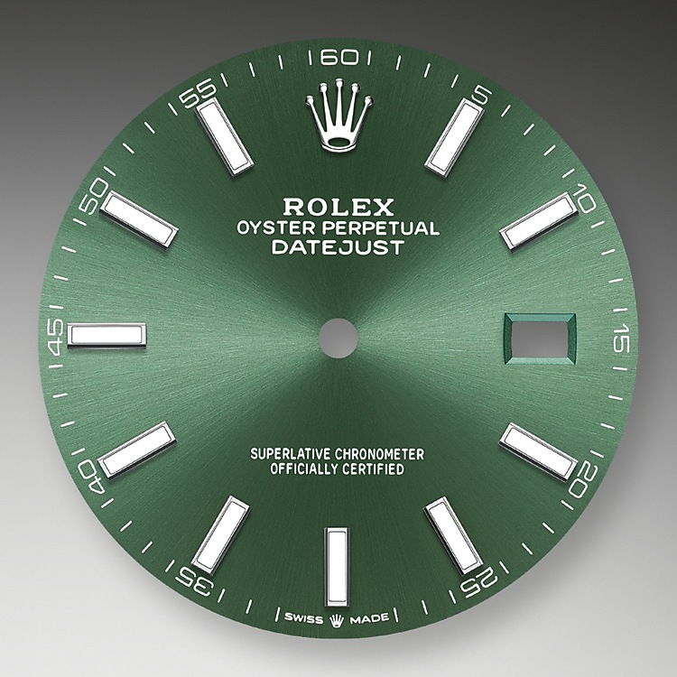 Rolex Datejust | 126334 | Datejust 41 | หน้าปัดสี | หน้าปัดสีเขียวมิ้นต์ | ขอบหน้าปัดแบบเซาะร่อง | White Rolesor | m126334-0027 | ชาย Watch | Rolex Official Retailer - Srichai Watch
