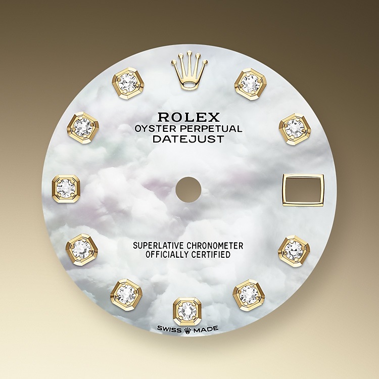 Rolex Datejust | 278288RBR | Datejust 31 | Light dial | Mother-of-Pearl Dial | Diamond-Set Bezel | 18 ct yellow gold | m278288rbr-0006 | Women Watch | Rolex Official Retailer - Srichai Watch