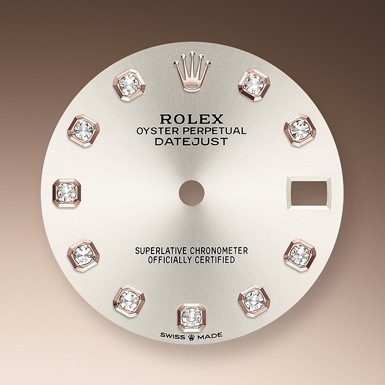 Rolex Datejust | 278271 | Datejust 31 | Light dial | Silver dial | The Fluted Bezel | Everose Rolesor | m278271-0016 | Women Watch | Rolex Official Retailer - Srichai Watch