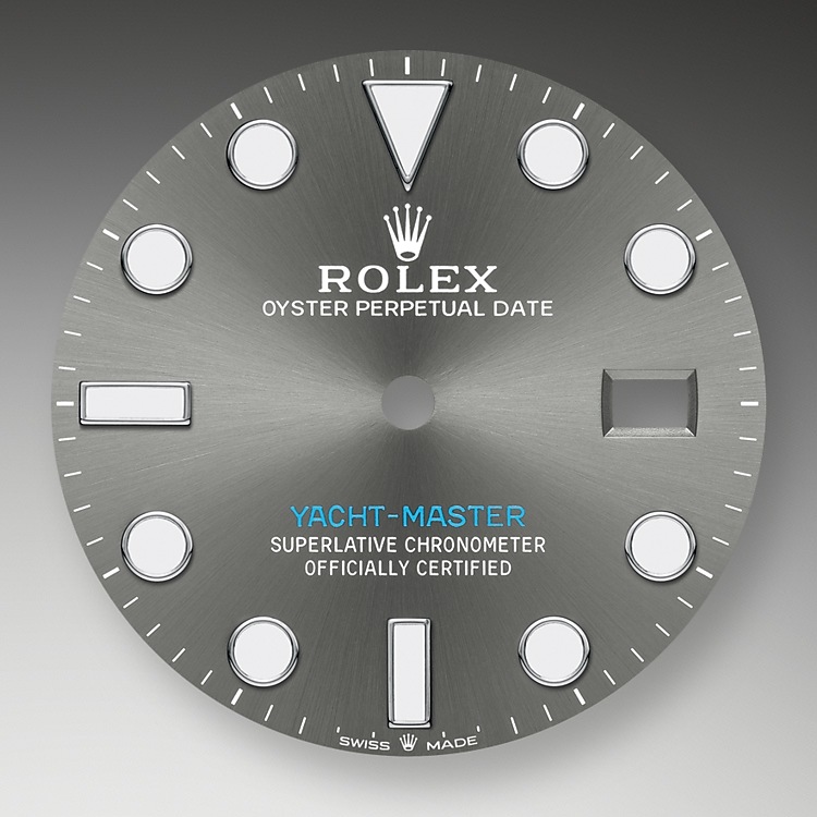Rolex Yacht-Master | 126622 | Yacht-Master 40 | หน้าปัดสีเข้ม | ขอบหน้าปัดแบบหมุนได้สองทิศทาง | หน้าปัดสีเทาอมน้ำเงิน | Rolesium | m126622-0001 | ชาย Watch | Rolex Official Retailer - Srichai Watch
