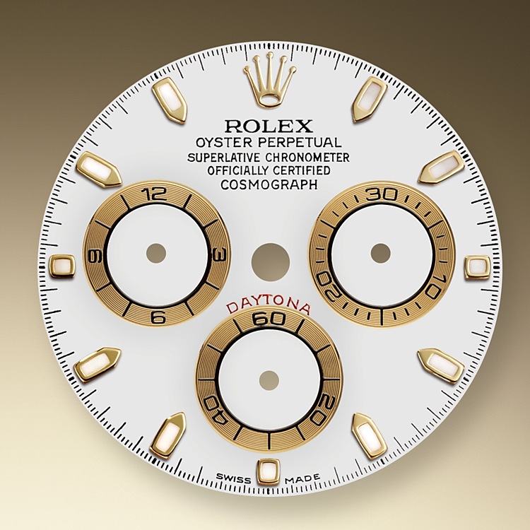 Rolex Cosmograph Daytona | 116503 | Cosmograph Daytona | Light dial | The tachymetric scale | White dial | Yellow Rolesor | m116503-0001 | Men Watch | Rolex Official Retailer - Srichai Watch