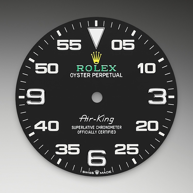 Rolex Air-King | 126900 | Air-King | Dark dial | Black dial | Oystersteel | The Oyster bracelet | M126900-0001 | Men Watch | Rolex Official Retailer - Srichai Watch