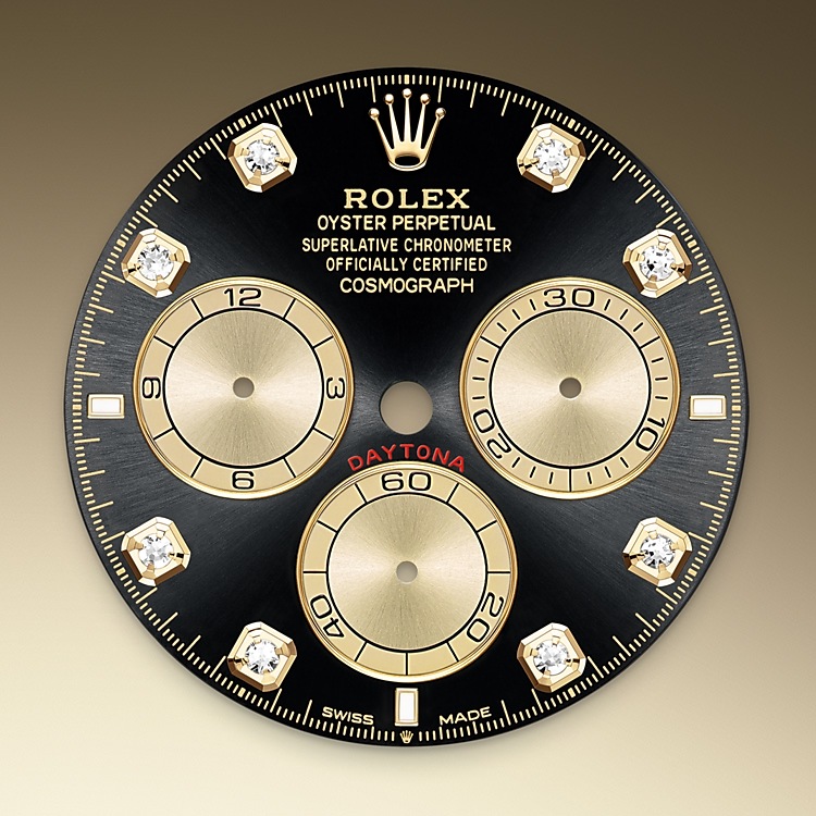 Rolex Cosmograph Daytona | 126508 | Cosmograph Daytona | หน้าปัดสีเข้ม | หน้าปัดสีดำสว่างและทอง | สเกลวัดความเร็ว | ทองคำ 18 กะรัต | M126508-0003 | ชาย Watch | Rolex Official Retailer - Srichai Watch