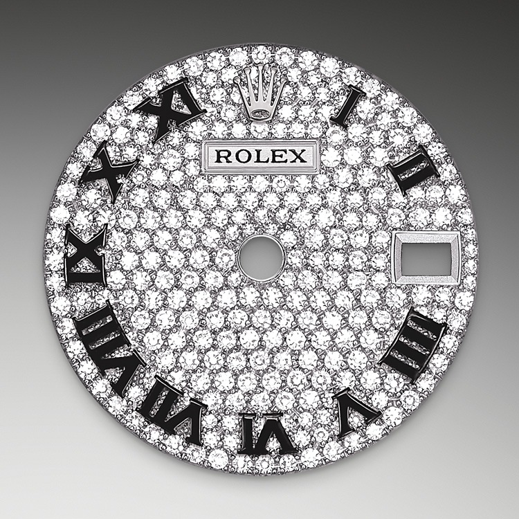 Rolex Lady-Datejust | 279139RBR | Lady-Datejust | Gem-set dial | Diamond-Paved Dial | Diamond-set bezel | 18 ct white gold | M279139RBR-0014 | Women Watch | Rolex Official Retailer - Srichai Watch