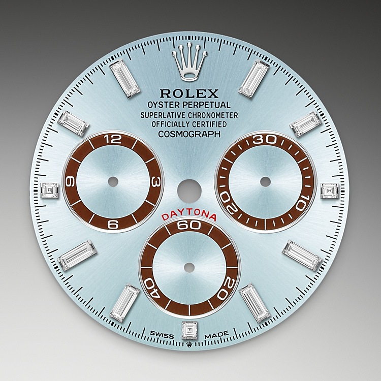 Rolex Cosmograph Daytona | 126506 | Cosmograph Daytona | หน้าปัดสี | หน้าปัดสีฟ้าไอซ์บลู | สเกลวัดความเร็ว | แพลทินัม | M126506-0002 | ชาย Watch | Rolex Official Retailer - Srichai Watch