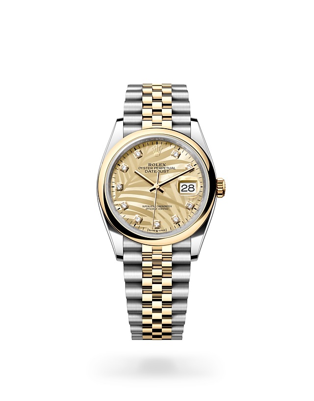 Rolex Datejust | 126203 | Datejust 36 | หน้าปัดสี | หน้าปัดสีทอง | Yellow Rolesor | สายนาฬิกา Jubilee | M126203-0043 | ชาย Watch | Rolex Official Retailer - Srichai Watch