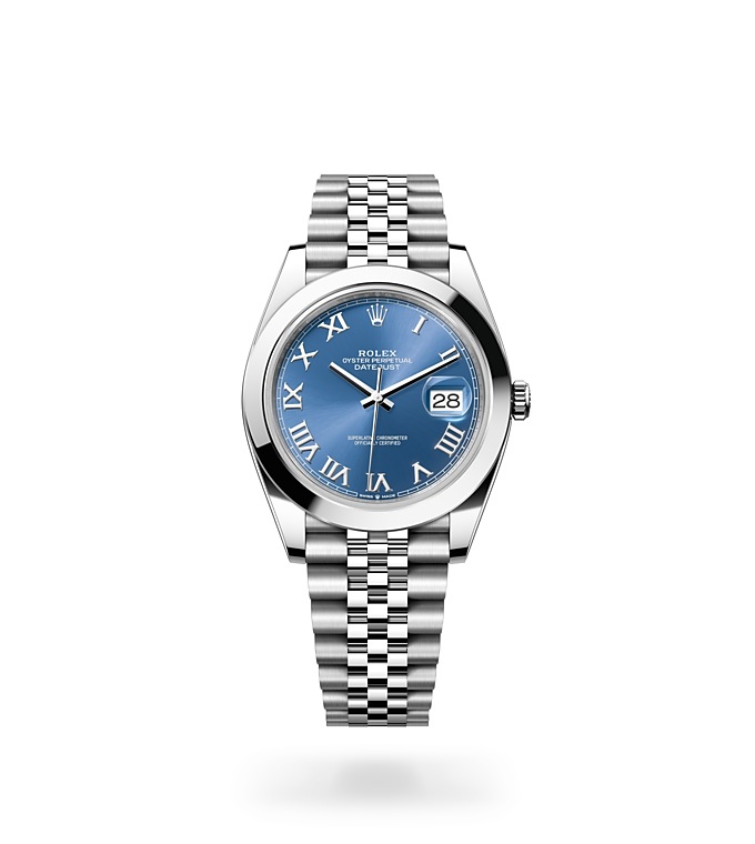 Rolex Datejust | 126300 | Datejust 41 | หน้าปัดสี | หน้าปัดสีฟ้าอัซซูร์โร | Oystersteel | สายนาฬิกา Jubilee | M126300-0018 | ชาย Watch | Rolex Official Retailer - Srichai Watch