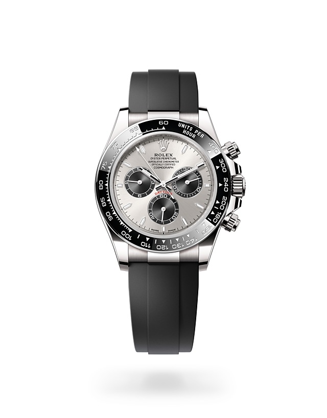 Rolex Cosmograph Daytona | 126519LN | Cosmograph Daytona | Dark dial | The Oysterflex Bracelet | 18 ct white gold | Steel and bright black dial | M126519LN-0006 | Men Watch | Rolex Official Retailer - Srichai Watch