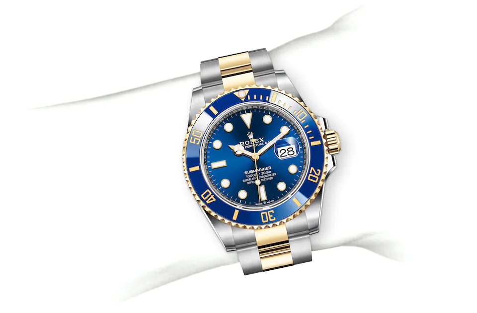 Rolex Submariner | 126613LB | Submariner Date | Coloured dial | Unidirectional Rotatable Bezel | Royal blue dial | Yellow Rolesor | M126613LB-0002 | Men Watch | Rolex Official Retailer - Srichai Watch