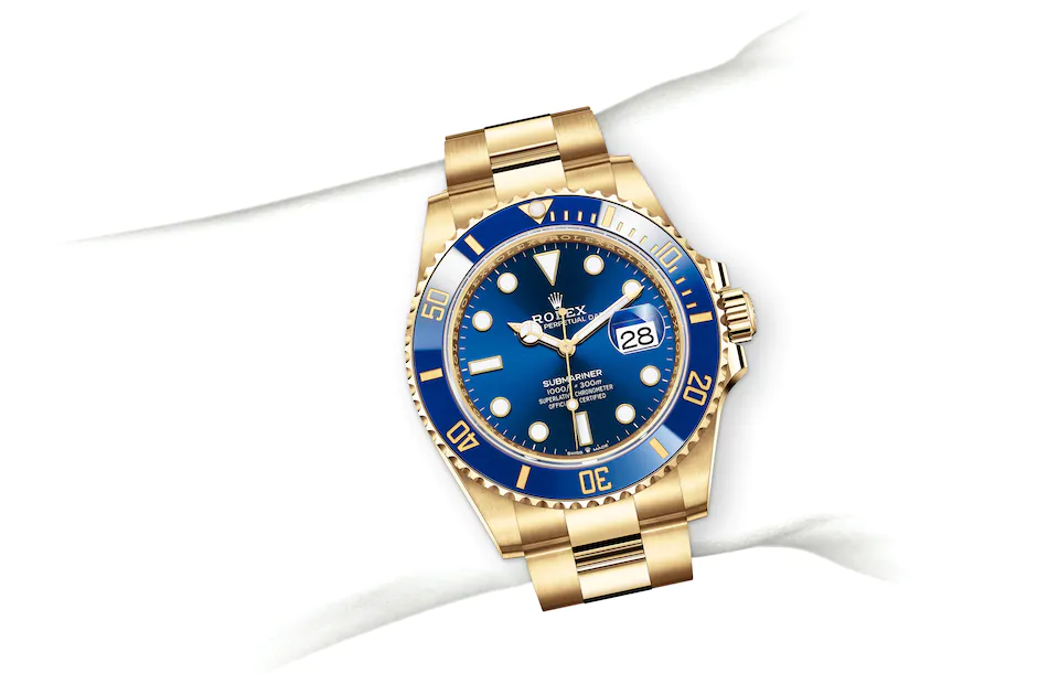 Rolex Submariner | 126618LB | Submariner Date | หน้าปัดสี | ขอบหน้าปัดหมุนได้ทิศทางเดียว | หน้าปัดรอยัลบลู | ทองคำ 18 กะรัต | M126618LB-0002 | ชาย Watch | Rolex Official Retailer - Srichai Watch