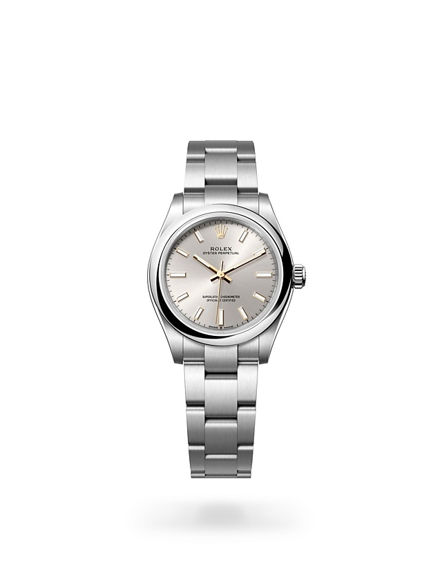 Rolex Oyster Perpetual | 277200 | Oyster Perpetual 31 | หน้าปัดสีอ่อน | หน้าปัดเงิน | Oystersteel | สายนาฬิกา Oyster | M277200-0001 | หญิง Watch | Rolex Official Retailer - Srichai Watch