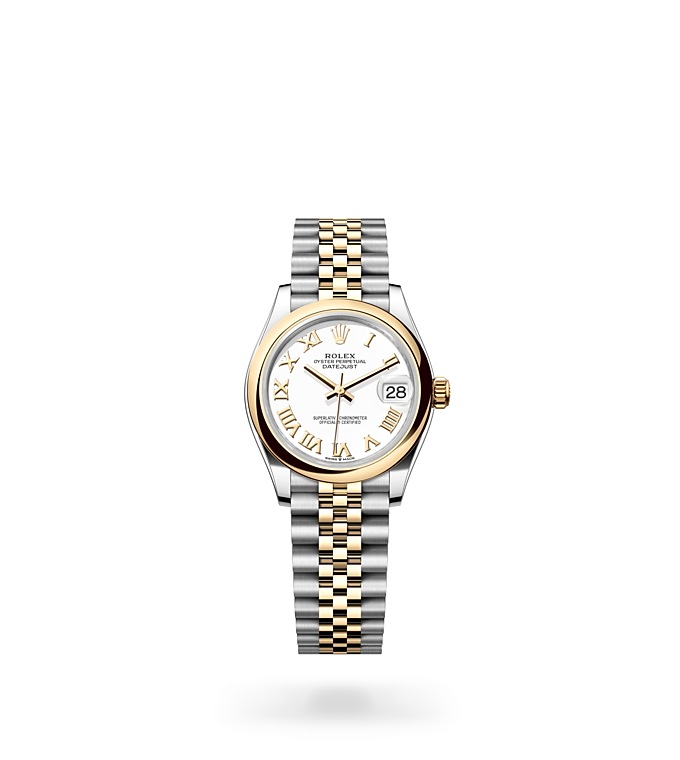 Rolex Datejust | 278243 | Datejust 31 | หน้าปัดสีอ่อน | หน้าปัดสีขาว | Yellow Rolesor | สายนาฬิกา Jubilee | M278243-0002 | หญิง Watch | Rolex Official Retailer - Srichai Watch