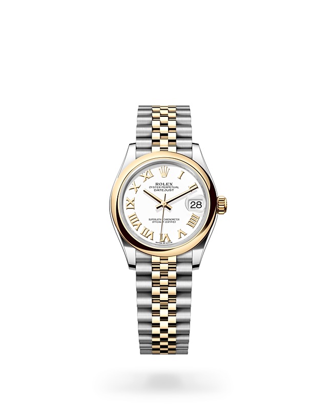 Rolex Datejust | 278243 | Datejust 31 | Light dial | White dial | Yellow Rolesor | The Jubilee bracelet | M278243-0002 | Women Watch | Rolex Official Retailer - Srichai Watch