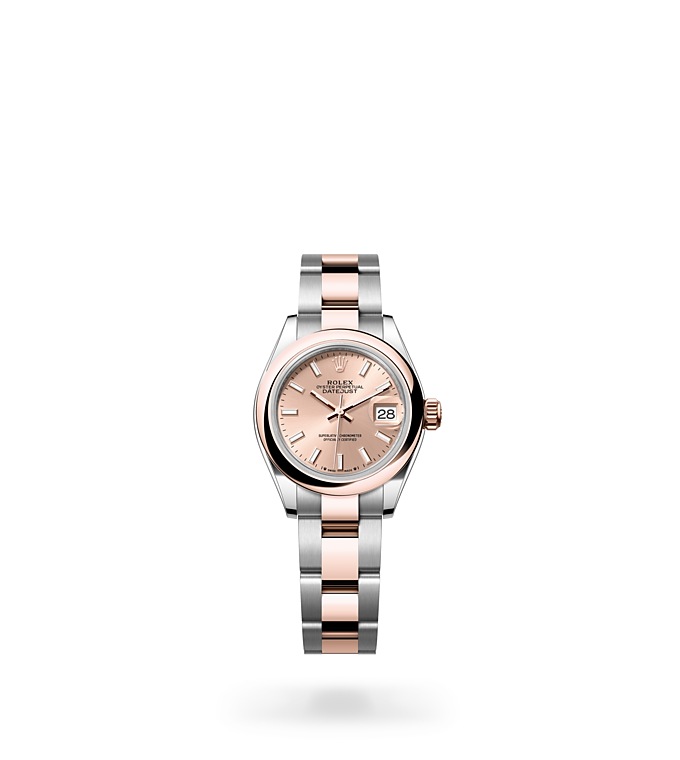 Rolex Lady-Datejust | 279161 | Lady-Datejust | หน้าปัดสี | หน้าปัดสีชมพูกุหลาบ | Everose Rolesor | สายนาฬิกา Oyster | M279161-0024 | หญิง Watch | Rolex Official Retailer - Srichai Watch