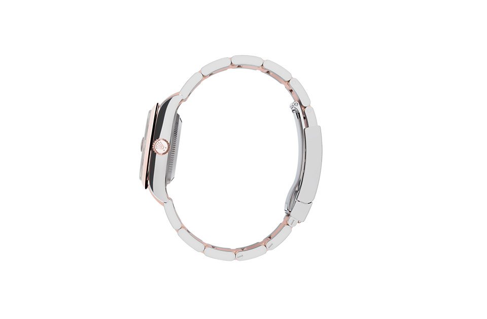 Rolex Lady-Datejust | 279161 | Lady-Datejust | Coloured dial | Rosé-colour dial | Everose Rolesor | The Oyster bracelet | M279161-0024 | Women Watch | Rolex Official Retailer - Srichai Watch