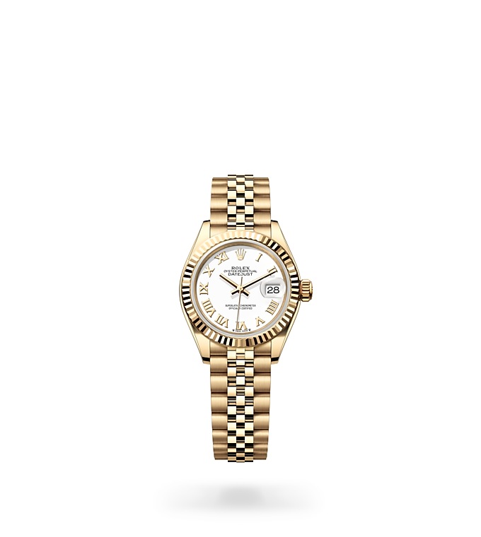 Rolex Lady-Datejust | 279178 | Lady-Datejust | หน้าปัดสีอ่อน | หน้าปัดสีขาว | ขอบหน้าปัดแบบร่อง | ทองคำ 18 กะรัต | M279178-0030 | หญิง Watch | Rolex Official Retailer - Srichai Watch