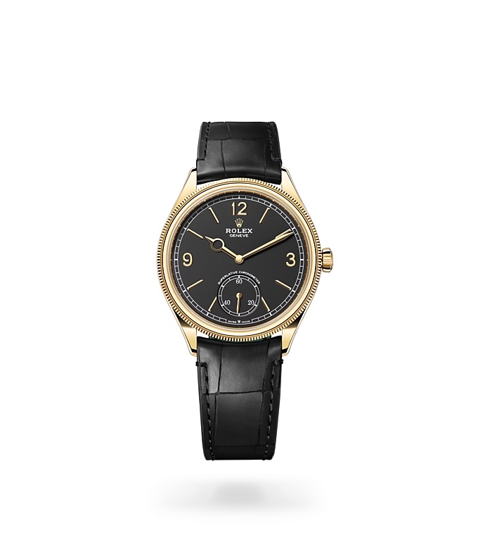 Rolex 1908 | 52508 | 1908 | Dark dial | Intense black dial | Domed and fluted bezel | 18 ct yellow gold | M52508-0002 | Men Watch | Rolex Official Retailer - Srichai Watch