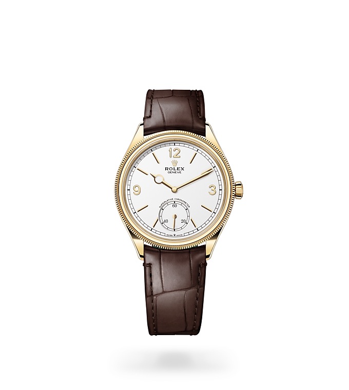 Rolex 1908 | 52508 | 1908 | หน้าปัดสีอ่อน | หน้าปัดสีขาวเข้ม | ขอบแบบทรงโดมและเซาะร่อง | ทองคำ 18 กะรัต | M52508-0006 | ชาย Watch | Rolex Official Retailer - Srichai Watch