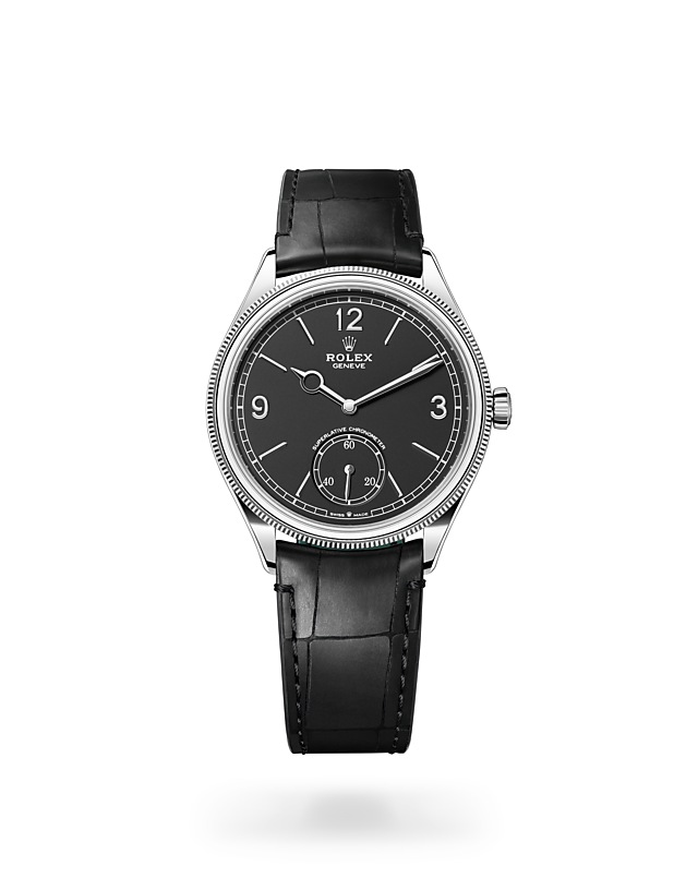 Rolex 1908 | 52509 | 1908 | Dark dial | Intense black dial | Domed and fluted bezel | 18 ct white gold | M52509-0002 | Men Watch | Rolex Official Retailer - Srichai Watch