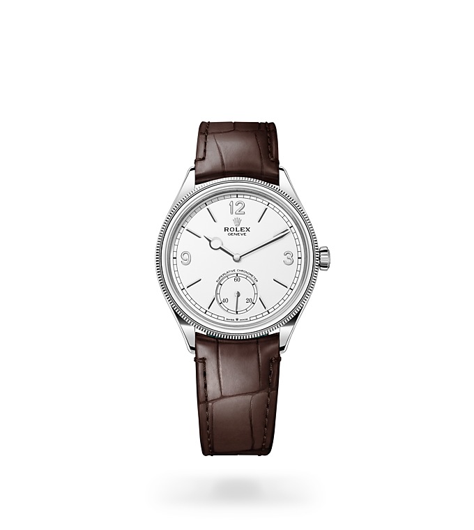 Rolex 1908 | 52509 | 1908 | Light dial | Intense white dial | Domed and fluted bezel | 18 ct white gold | M52509-0006 | Men Watch | Rolex Official Retailer - Srichai Watch
