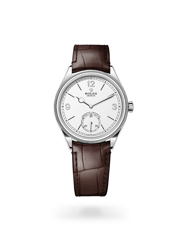 Rolex 1908 | 52509 | 1908 | Light dial | Intense white dial | Domed and fluted bezel | 18 ct white gold | M52509-0006 | Men Watch | Rolex Official Retailer - Srichai Watch