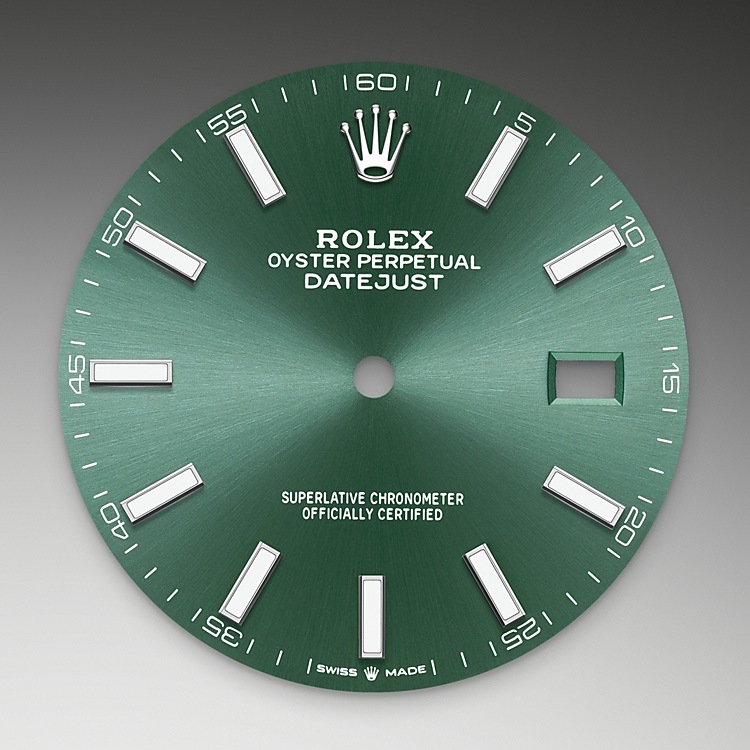 Rolex Datejust | 126334 | Datejust 41 | หน้าปัดสี | ขอบหน้าปัดแบบร่อง | หน้าปัดสีเขียวมิ้นต์ | White Rolesor | M126334-0027 | ชาย Watch | Rolex Official Retailer - Srichai Watch
