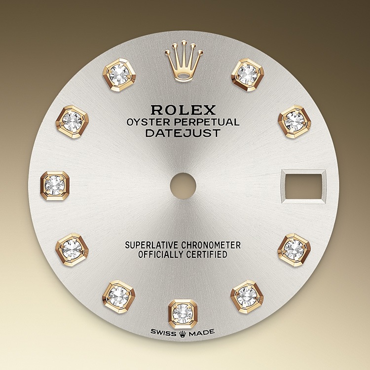 Rolex Datejust | 278273 | Datejust 31 | Light dial | Silver dial | Fluted bezel | Yellow Rolesor | M278273-0019 | Women Watch | Rolex Official Retailer - Srichai Watch