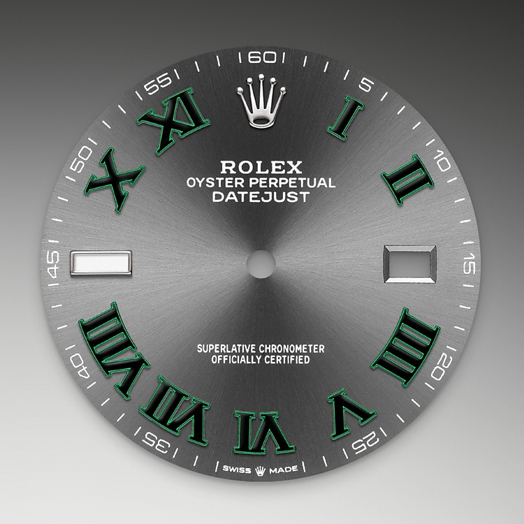 Rolex Datejust | 126334 | Datejust 41 | หน้าปัดสีเข้ม | ขอบหน้าปัดแบบร่อง | หน้าปัดสีเทาอมน้ำเงิน | White Rolesor | M126334-0022 | ชาย Watch | Rolex Official Retailer - Srichai Watch