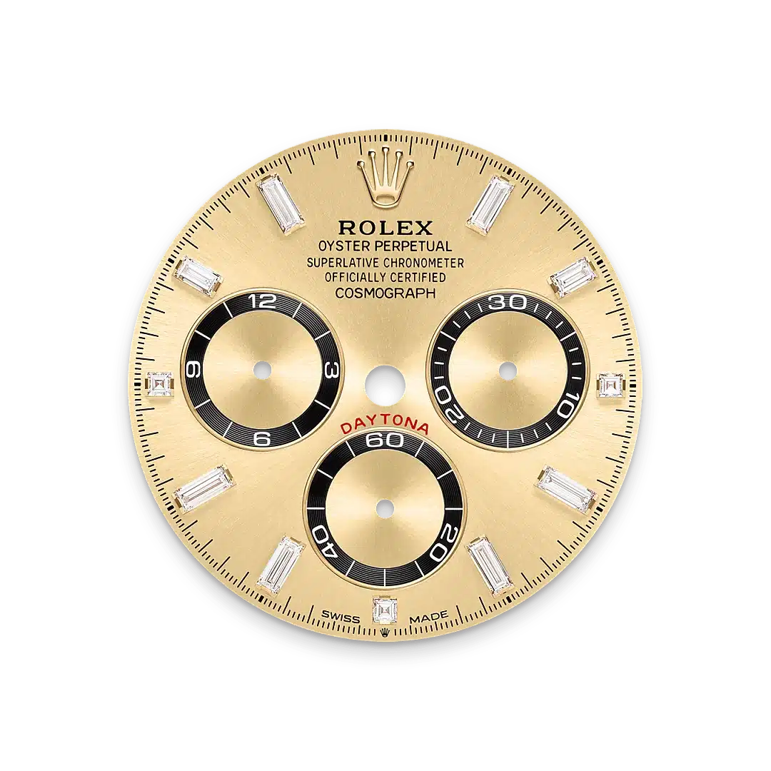Rolex Cosmograph Daytona in 18 ct yellow gold with lugs set with diamonds, M126538TBR-0004 - Srichai Watch Rolex Cosmograph Daytona in 18 ct yellow gold with lugs set with diamonds, M126538TBR-0004 - Srichai Watch